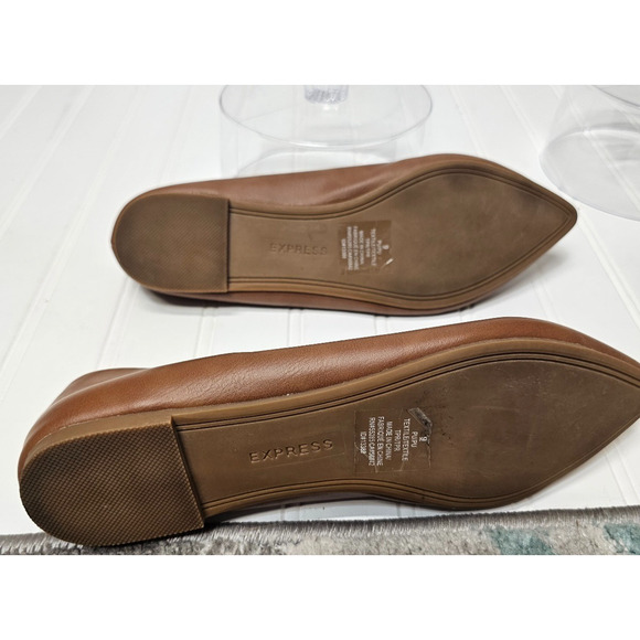 Express flat shoes tan womens size 9 - Picture 3 of 6